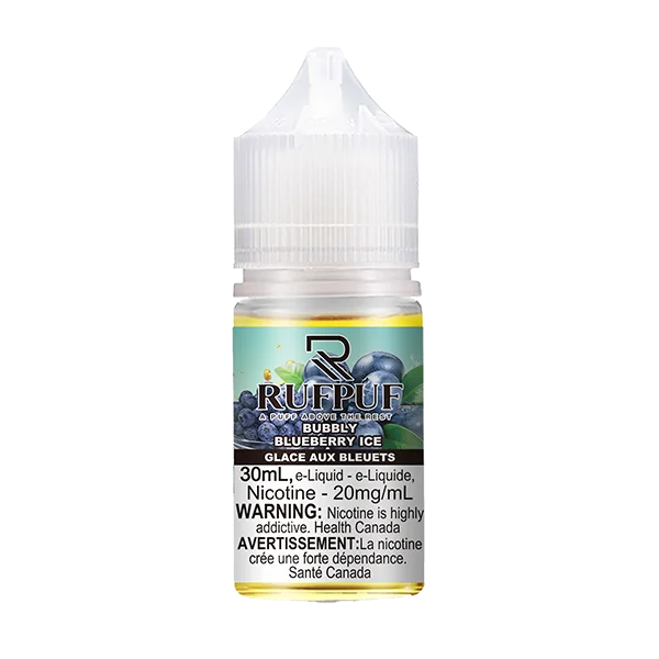 Ruff Puff Bubbly Blueberry Ice 30mL Salt Nic