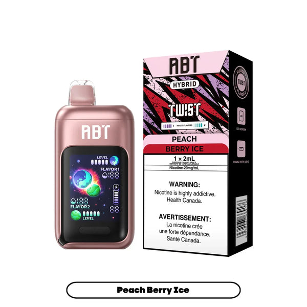 ABT Twist Hybrid 40K – Peach & Berry Ice